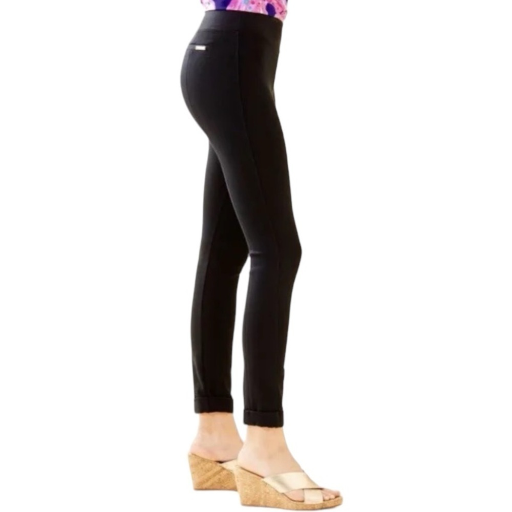 Lilly Pulitzer Jessa Ponte Pants NWT Black Size XS - Picture 4 of 11
